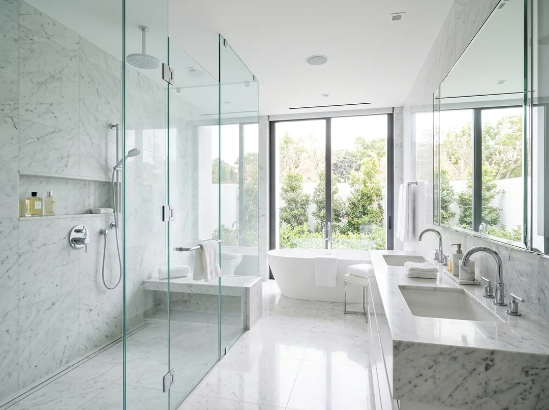 Royal Gold Temizlik - Lüks Banyo, Mermer Zemin ve Kireçsiz Duşakabin Cam Paneli Hijyeni